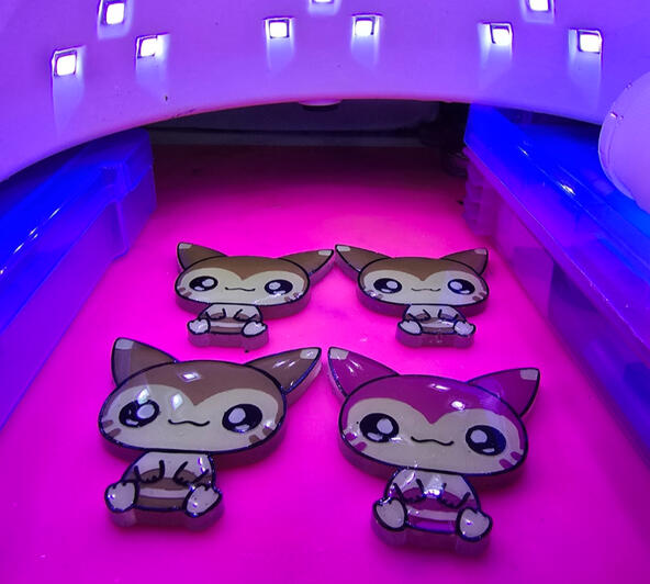 Seal with Uv resin then add hooks