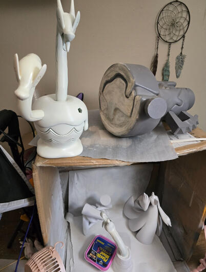 Adding filler and sand again then add my prime coat.